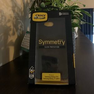NEW OtterBox Symmetry Phone Case for Samsung Galaxy J7 V, J7 2017, Black